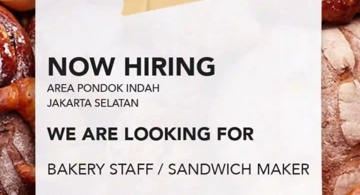 Suka Dunia Bakery? Morale Pondok Indah Buka Lowongan Full Time Staff, Cek Kualifikasinya Segera!